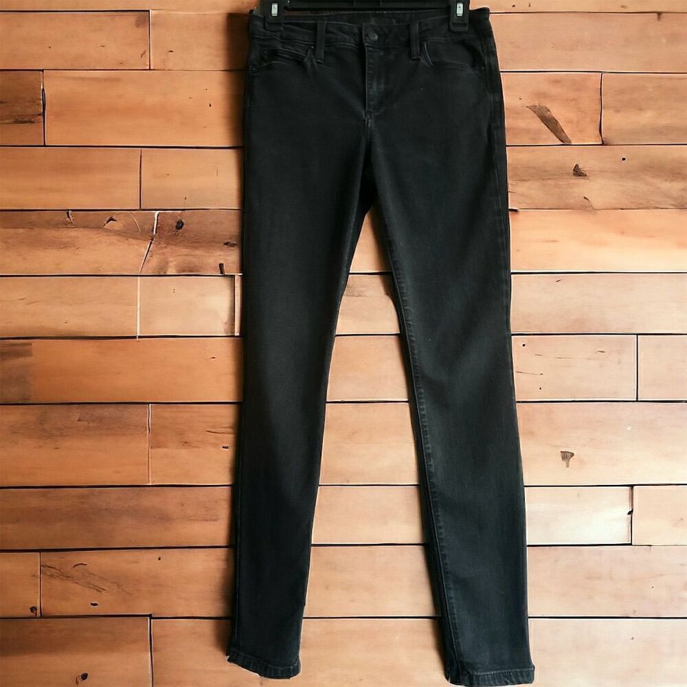 Joe's Jeans Women's The Icon Skinny Black Size 27 Handcrafted Five-Pocket Denim